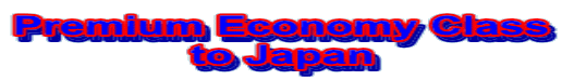 Premium Economy Class to Japan 